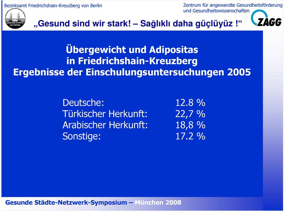 Einschulungsuntersuchungen 2005 Deutsche: 12.