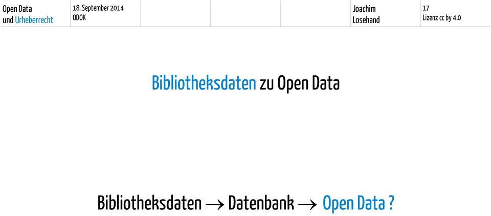 zu Open Data 