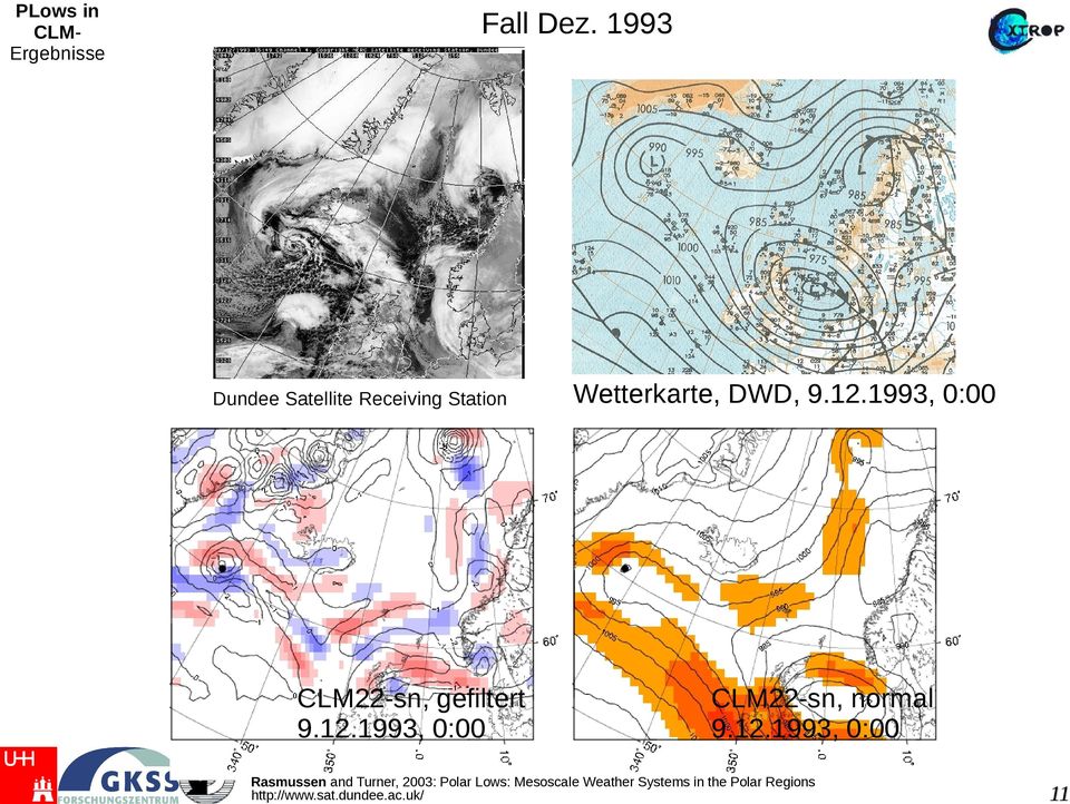1993, 0:00 Wetterkarte, DWD, 9.12.
