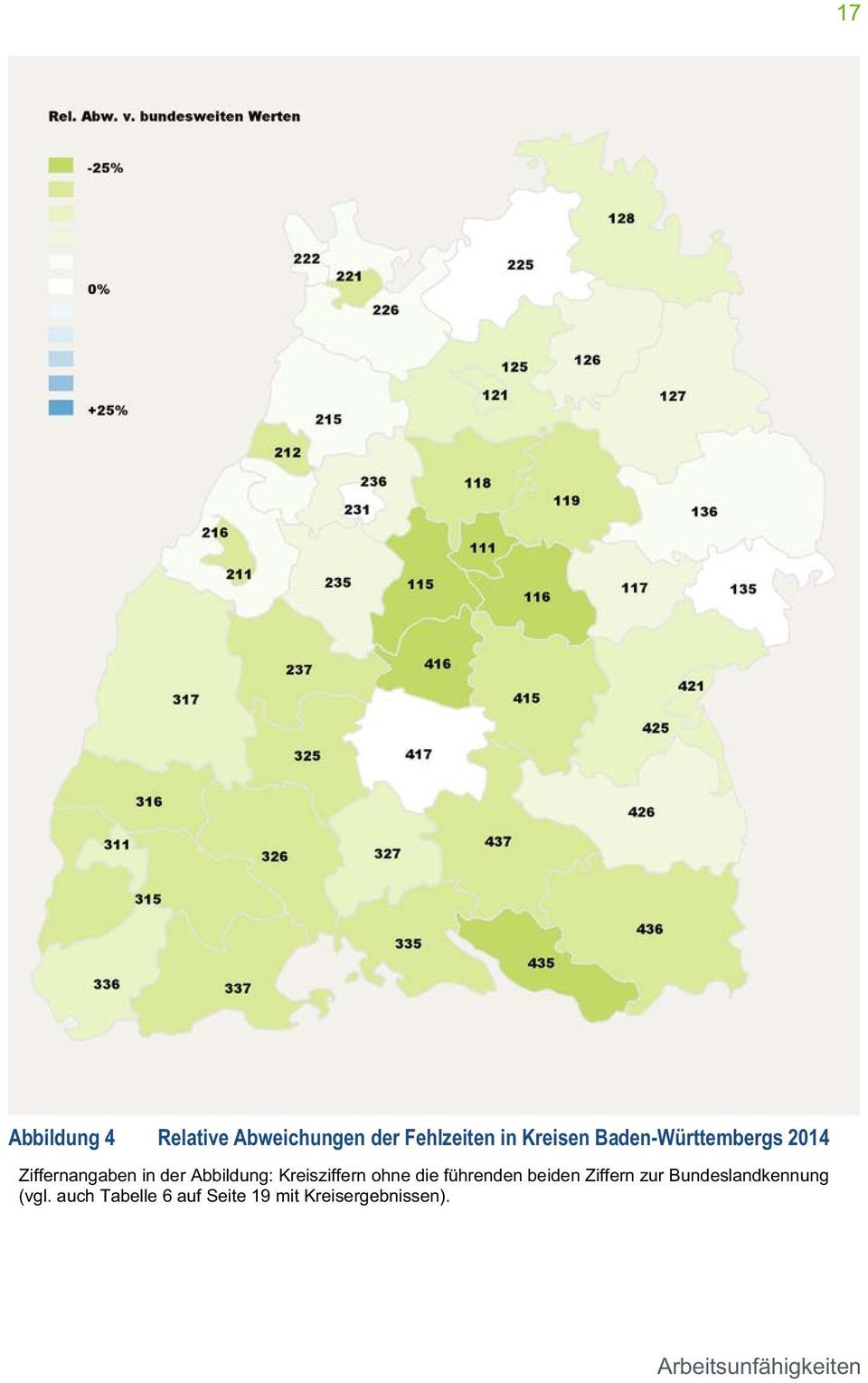 Kreisziffern ohne die führenden beiden Ziffern zur