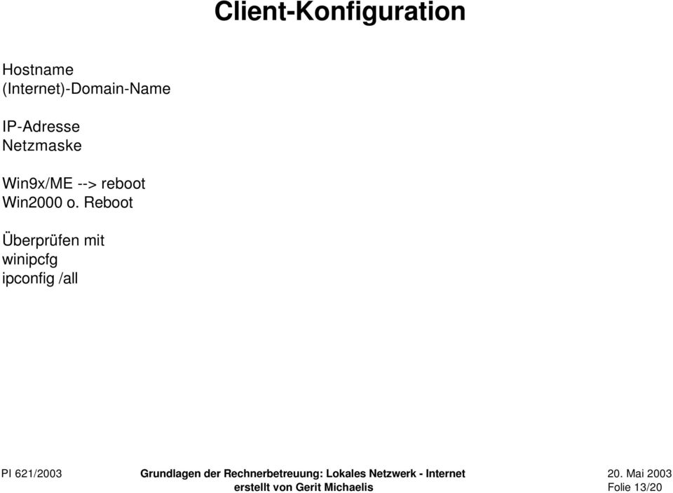 Win9x/ME --> reboot Win2000 o.