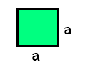 2.4 Ebene Gebilde (2 Dimensional) Ein Viereck mit 4 rechten Winkeln heißt Rechteck. Gegenüberliegende Seiten sind parallel und gleichlang. Ein Rechteck mit 4 gleich langen Seiten heißt Quadrat.