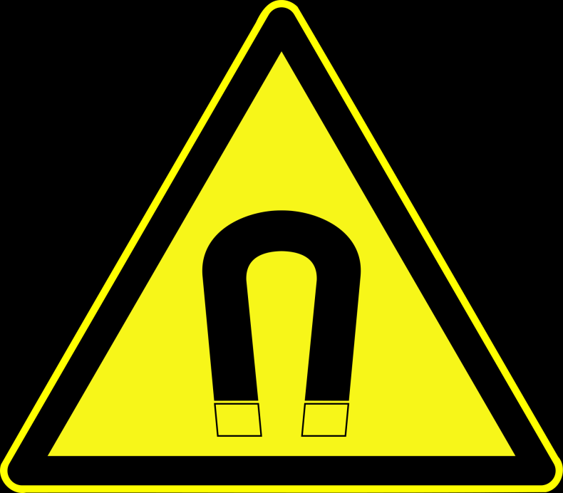 Kennzeichnung von EMF Warnung vor