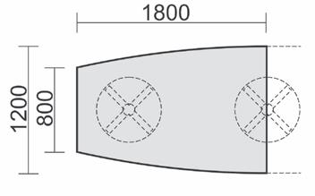 N-13TE2012-343,00 Endelement Fassform B: 1800 mm N-13TFN1812-503,00 Endelement Fassform B: 2000 mm