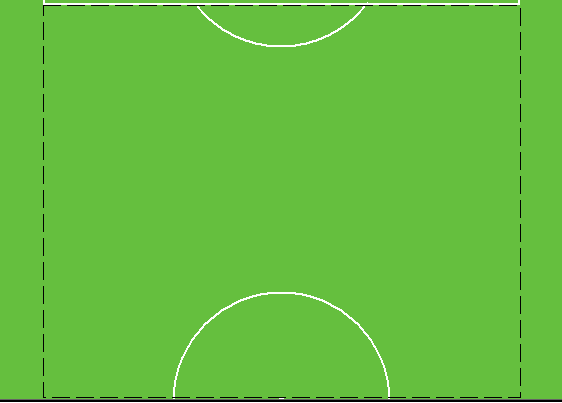 Aufgabe Überblick Steuerung 6:6 Normalfeld Im Normalfeld sind Spielfeldgröße und Spielerzahl aufeinander abgestimmt.