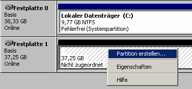 Methode 2 Diese Methode nutzt das MS-Dos Programm FDisk. Bei unsachgemäßer Bedienung ist ein kompletter Datenverlust möglich.