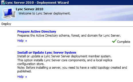13/41 Abbildung 8: Update des Lync Server System