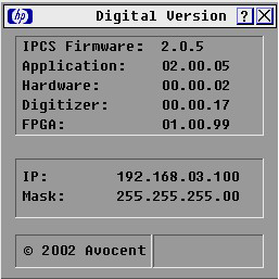 Betrieb über lokale Ports 83 2. Klicken Sie auf Digital, um die Versionen von IP Console Viewer anzuzeigen.