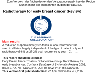 Versorgungsforschung / QS C Lebensqualität Strength of Endpoints Outcome A. Gesamtüberleben B. Tumorspezifisches Überleben C.