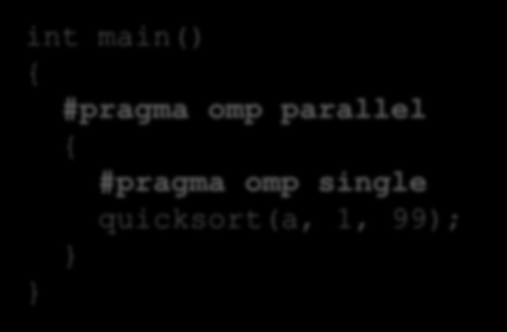 task Parallelisierung ohne Schleifen mit Tasks (OpenMP 3.