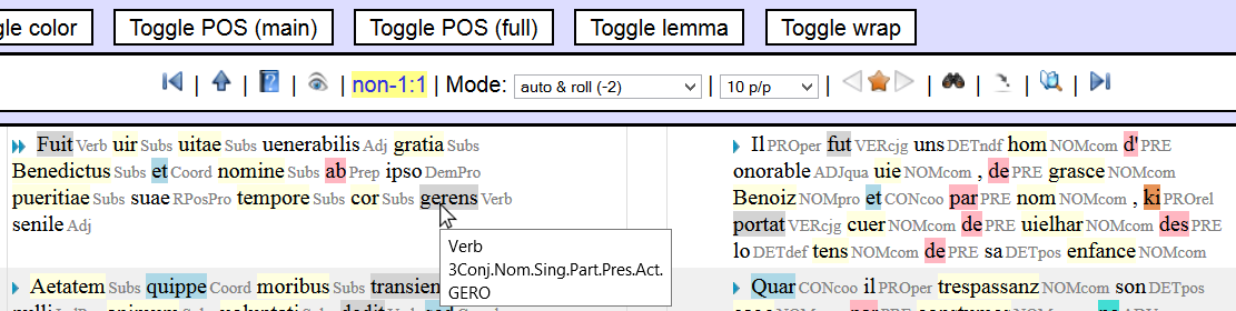 Connecting Corpora PaLaFra Tagset Common tagset for Late Latin / Old French Enables bilingual analyses (Automatic?