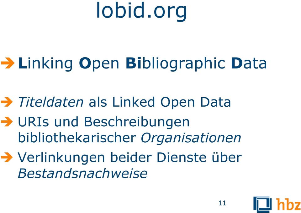 als Linked Open Data URIs und Beschreibungen