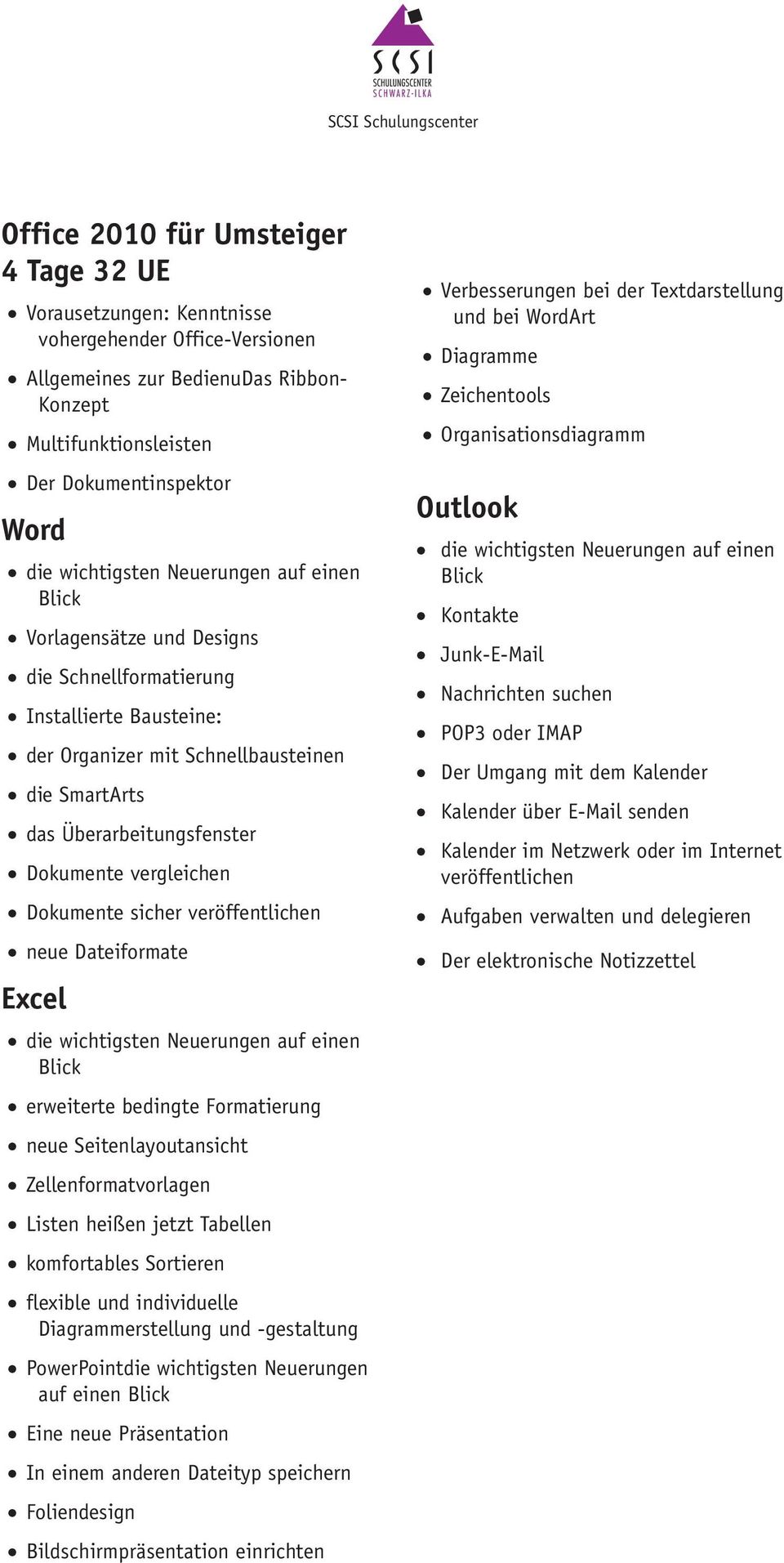 vergleichen Dokumente sicher veröffentlichen neue Dateiformate Excel die wichtigsten Neuerungen auf einen Blick erweiterte bedingte Formatierung neue Seitenlayoutansicht Zellenformatvorlagen Listen