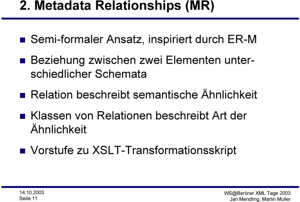 Relation beschreibt semantische Ähnlichkeit Klassen von Relationen