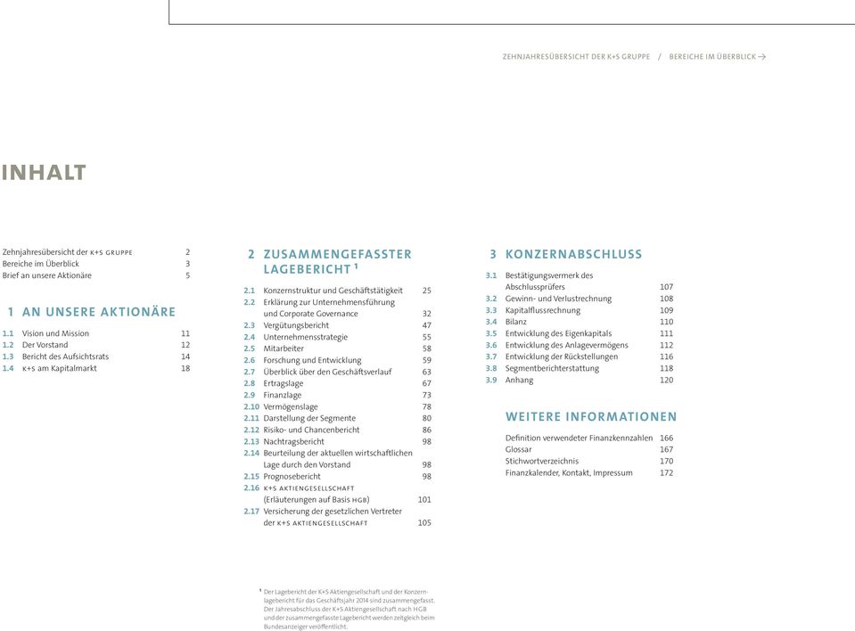 2 Erklärung zur Unternehmensführung und Corporate Governance 32 2.3 Vergütungsbericht 47 2.4 Unternehmensstrategie 55 2.5 Mitarbeiter 58 2.6 Forschung und Entwicklung 59 2.