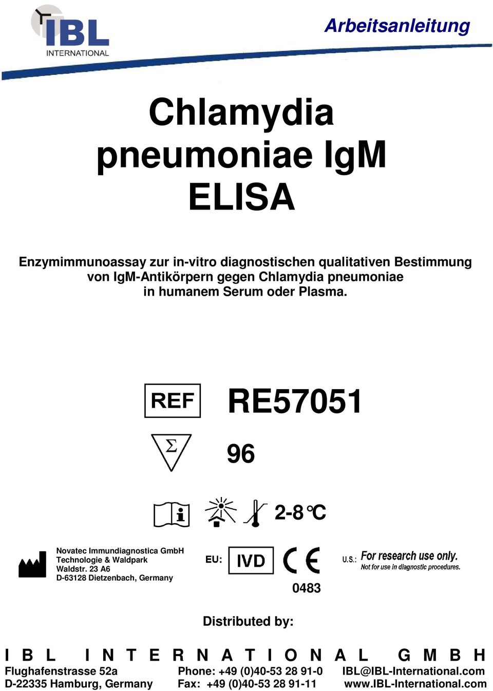 RE57051 96 2-8 C Novatec Immundiagnostica GmbH Technologie & Waldpark Waldstr.