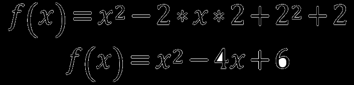 Scheitelpunktsform < > Normalform Scheitelpunkt: S(2 2) Scheitelpunktsform: Quadratische