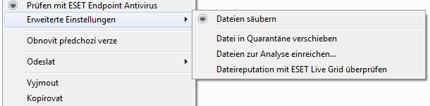 4.5.6 Kontextmenü Das Kontextmenü wird angezeigt, wenn Sie mit der rechten Maustaste auf das gewünschte Element klicken. Das Menü enthält alle Optionen, die auf das Objekt angewendet werden können.