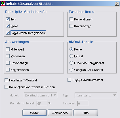 Itemanalyse und