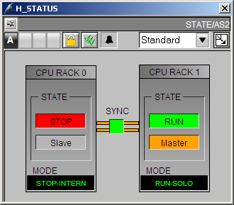 4 Anzeige an der Operator Station Kurzzeitig wird nach der Wiederinbetriebnahme einer ausgefallenen CPU ein ungültiger Zustand am Baustein und an der OS angezeigt.