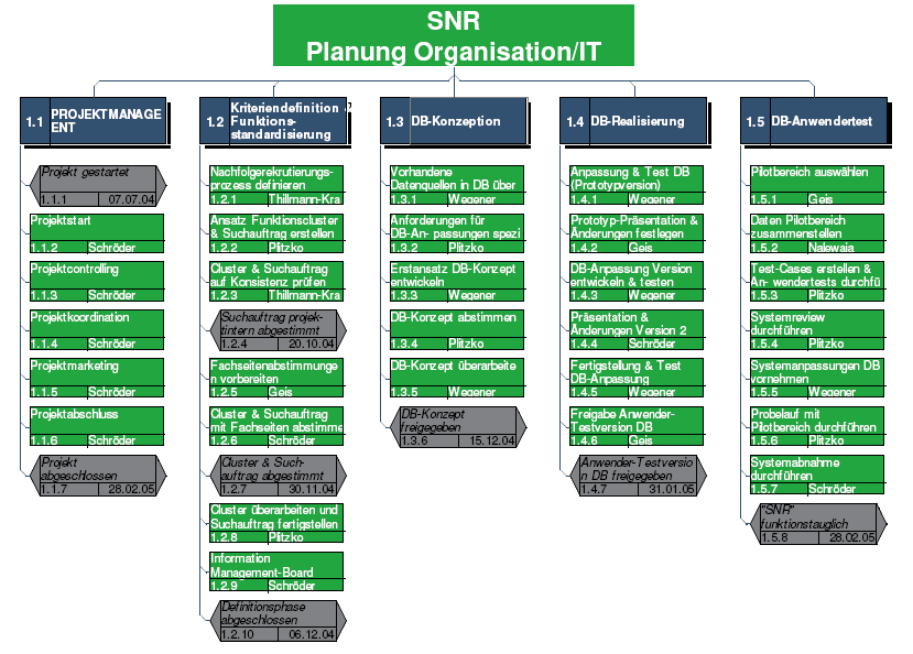 Projektstrukturplan (PSP)