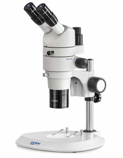 Stereo-Zoom-Mikroskop KERN OZR-5 OZR 56 Mit Beleuchtung PROFESSIONAL LINE Professionelles Stereo-Zoom-Mikroskop mit Parallel-Optik für ausgezeichnete Bilder, Tiefenschärfe, Kontrast und