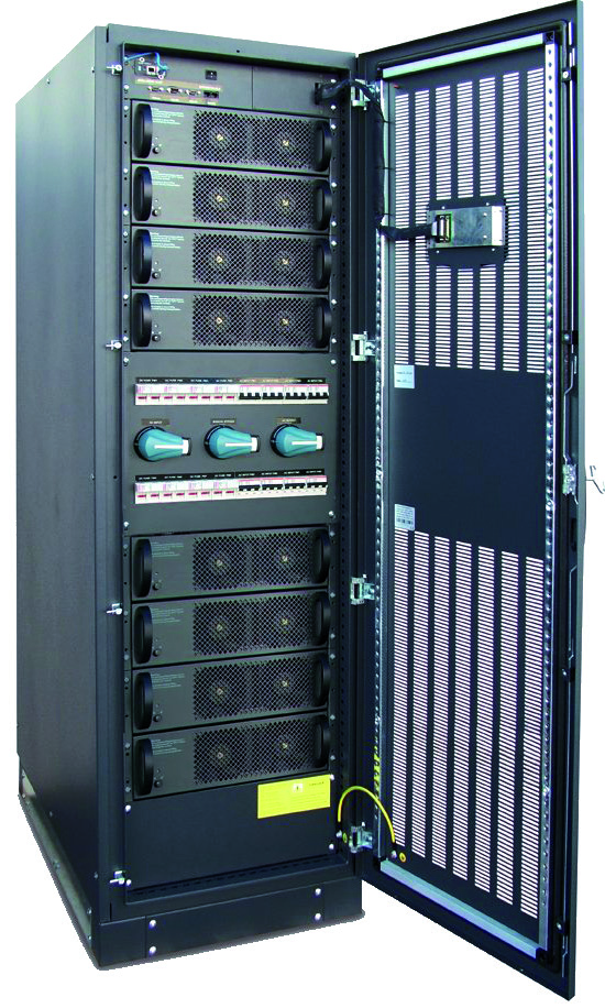 Online-Technologie Modulare USV Multi Guard GMT 15-120 kva Leistung: 15 kva / 13,5 kw je Modul IGBT Gleichrichter für nahezu sinusförmige Stromaufnahme Elektronischer und manueller Bypass 1 x