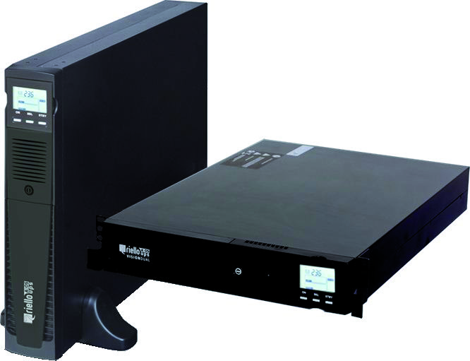 Vision Dual Erfüllt alle Anforderungen nach IEC 62040-3 LCD Anzeige Sinus-Wechselrichter RS232- und USB-Schnittstelle Slot für Kommunikationskarten Powershare Hot-Swap für Batterie und