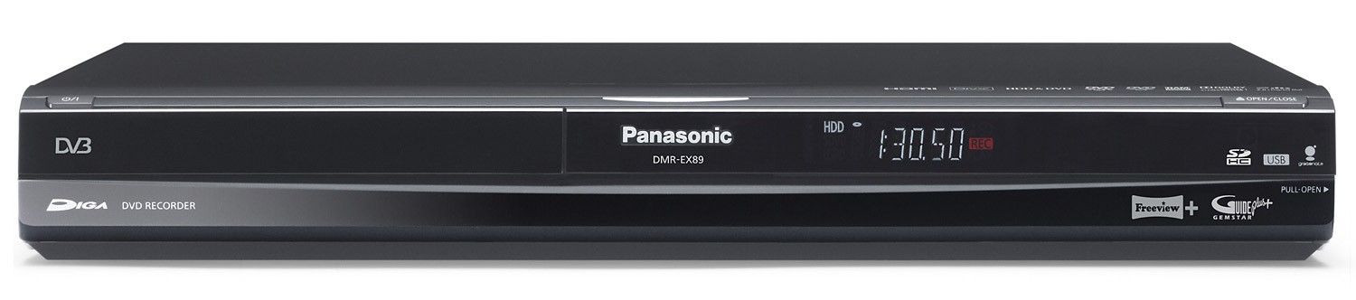 DVR Digital Video Recorder, auf Deutsch Festplattenrekorder Panasonic DMR-EX89 Pro: Erweiterter