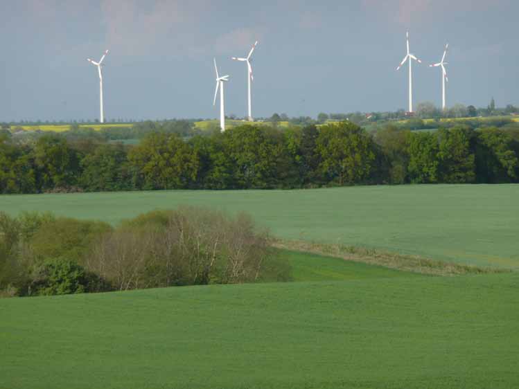 Windenergie Konfliktpotential Landschaftsbild Avifauna