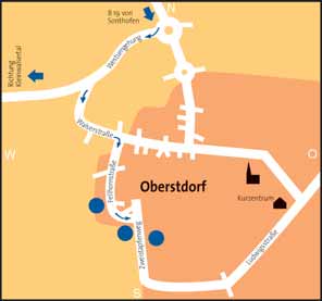 Bildquelle: Tourismus Oberstdorf Anreise: Mit dem Auto: Über die A 8 und A 7 Stuttgart - Ulm - Kempten - Oberstdorf Bahnstation: Oberstdorf (1 km) Haus Annemarie Ferienwohnungen s Hotel Alpenhof GmbH