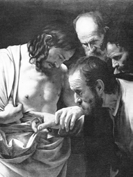 GEISTLICHES WORT Ein aufrüttelndes Bild: Thomas fasst acht Tage nach der Auferstehung in die Wunde von Jesus. Der Maler Vincenzo Giustiniani schockiert uns mit seiner Darstellung.