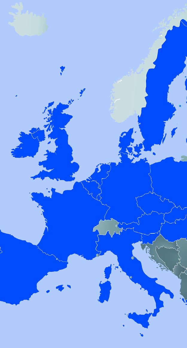 Die Europäische Union: Seit 01.01.2007 zählt die Europäische Union 27 Mitgliedstaaten.