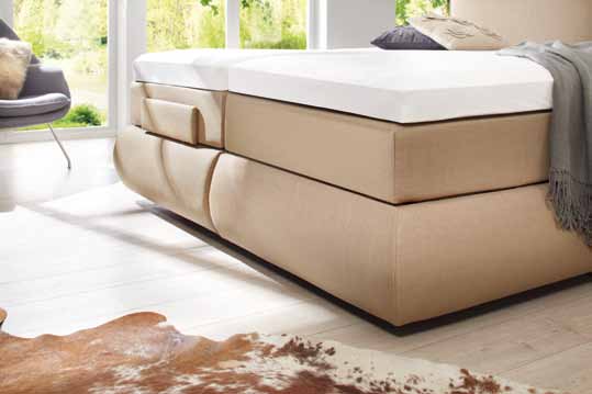 die technologie der inneren werte: komfort auf ganzer linie topper matratze boxen In handwerklicher Qualität aus stabilem Holz gefertigt, ca.