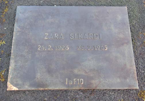 Milana Malenšek war im KZ Salzgitter eng mit Zora Sekardi befreundet. Sie berichtete, dass sie Zora einmal nach dem Vater des Kindes gefragt habe.