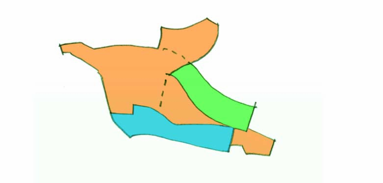 1 Gesamtgebiet Nutzung Teilgebiete Wohnen Die drei Teilgebiete Wohnen enthalten in erster Linie Wohnungen.