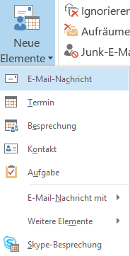 E-Mail verwenden MS Outlook 2016 Einführung Postausgang: Über diese Plattform werden die E-Mails versendet.