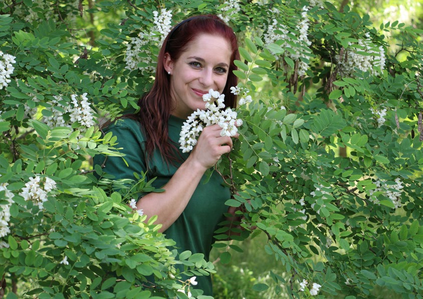Grün ist super! Ich bin Stephanie, 25 Jahre alt, Auszubildende bei der Kommunalservice GmbH Lutherstadt Wittenberg. Mein Traumberuf: Garten- und Landschaftsbauer.