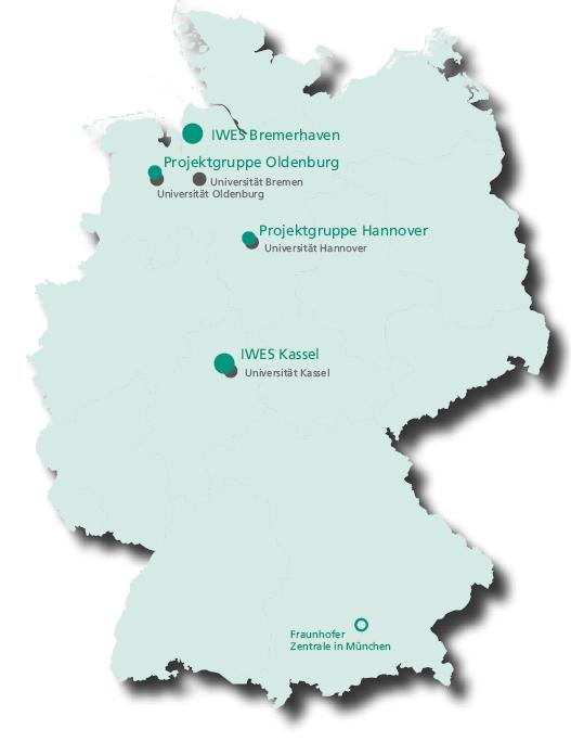 Das Fraunhofer-Institut für Windenergie und Energiesystemtechnik (IWES) Forschungsspektrum: Windenergie von der Materialentwicklung bis zur Netzoptimierung Energiesystemtechnik für die erneuerbaren