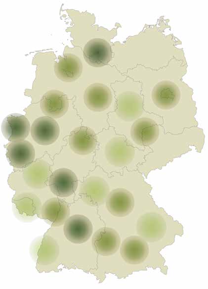 45: Vergleich der Wertschöpfung und Logistikbeschäftigung in den deutschen Logistikregionen Hamburg Bremen 3,5 Mrd 67.500 10,6 % 7,9 Mrd 134.600 9,5 % Kölner Bucht Duisburg/ Niederrhein 7,7 Mrd 146.