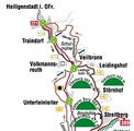 Durchs Leinleiter-, Wern- und Leidingshofertal Entfernung: 13-30 km, Dauer: 5 Std.