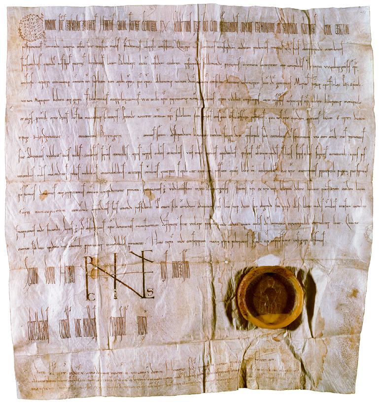 In der Stiftungsurkunde des Bistums Bamberg vom 1. November 1007 wird Fürth erstmals zweifelsfrei urkundlich erwähnt. König Heinrich II.