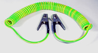 Kabel und Leitungen GIFAS-Spiralkabel GIFAS-Erdungsspiralkabel / Erdungskabel Ausführung Spiralkabel mit beidseitig 200 mm gestreckten Enden, Adern 40 mm abgemantelt, abisoliert und mit Aderendhülsen