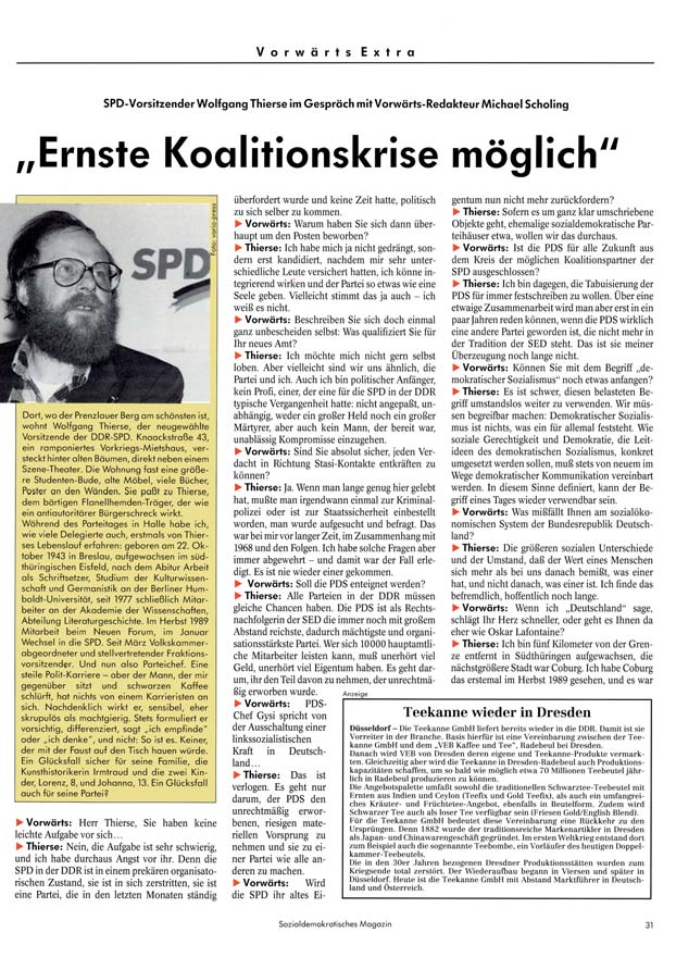 20 Jahre Ost-SPD