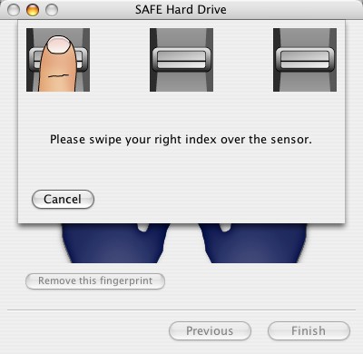 Lacie SAFE Hard Drive Nach dem selben Prinzip arbeitet auch die externe USB-Festplatte von Lacie.