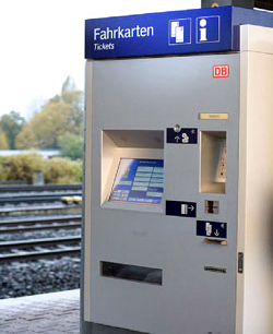 Aufgabenteil 05 Laut DB Welt will die innerhalb der Deutschen Bahn AG zuständige DB Vertrieb GmbH bis 1 2011 insgesamt 150 Millionen Euro in die neue Automatengeneration investieren.