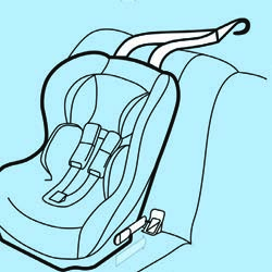 4 Befestigungsmöglichkeiten Mit dem Isofix-System Isofix-Kindersitze werden mit am Kindersitz angebrachten Metallverbindungsstücken an speziellen Verankerungsösen, die im Auto eingebaut sein müssen,