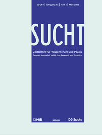 Sucht 2009, Themenheft Riskanter Alkoholkonsum im höheren Lebensalter Weyerer, Editorial Schäufele