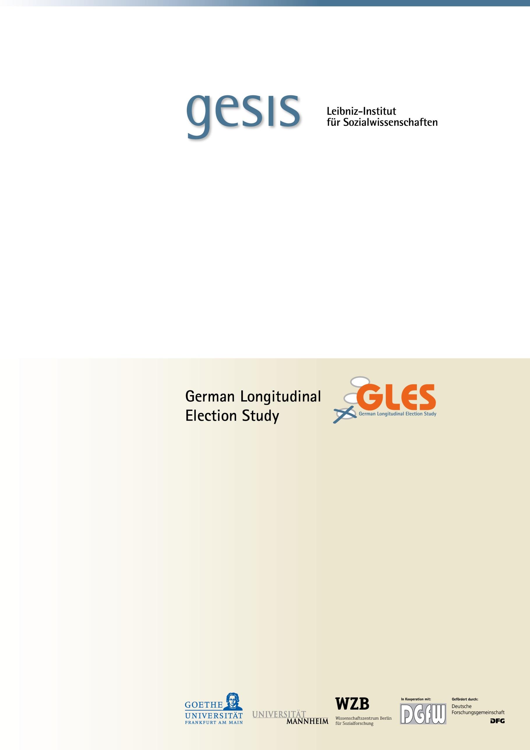 GLES Europäische Kandidatenstudie 2014