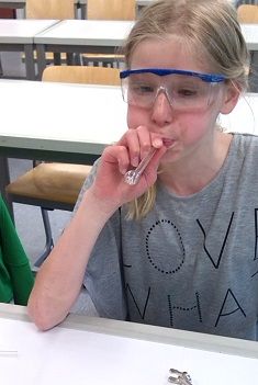 Chemie: Forschen, Entdecken, Experimentieren Claudia Dilger - Hochrhein-Gymnasium Waldshut Viele denken: Chemie ist, wenn es knallt und stinkt.